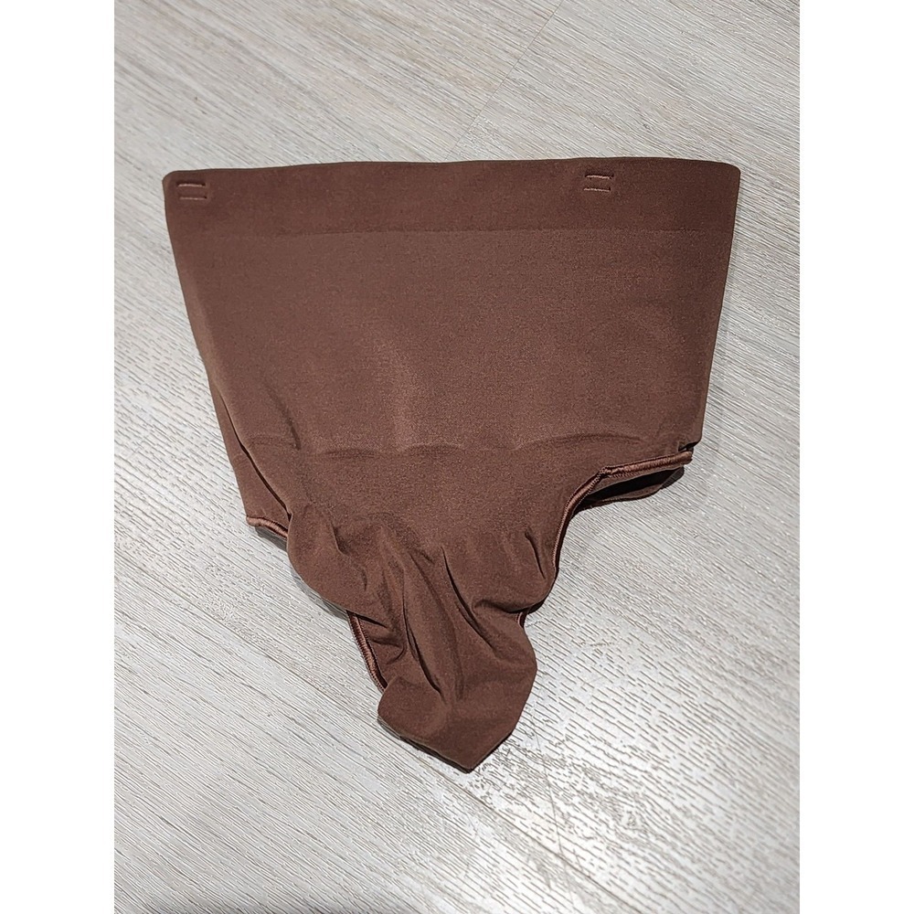 SKIMS Sculpting Briefs High Waist Tummy Control Shapewear Brown M/L New